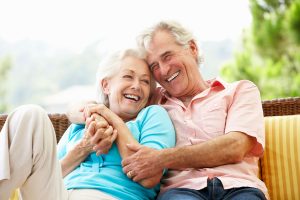 Old Couple Smiling | Dental Implants