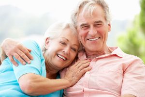 Happy Older Couple | Dental Implants